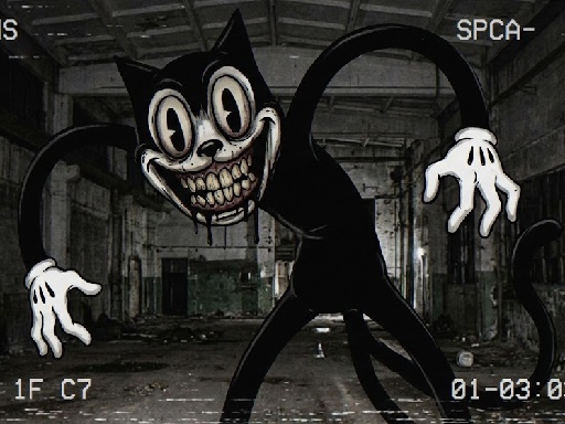 Cartoon Cat Scary