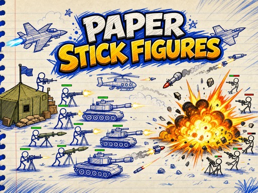Paper Stick Figures