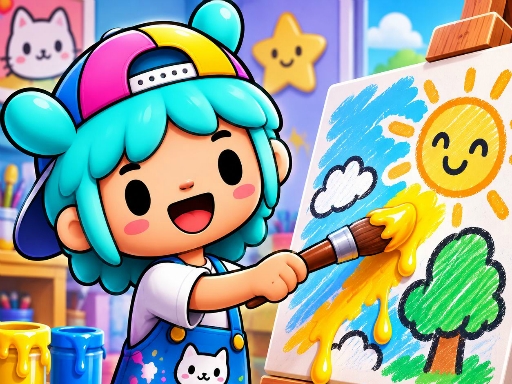 Toca Coloring Book