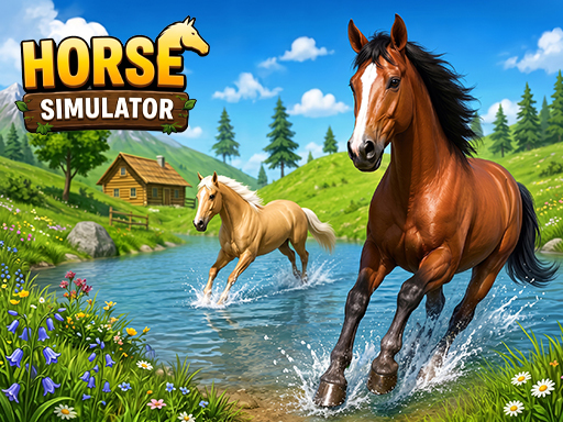 Wild Horse Simulator Racing Games